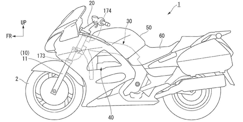 Система автоматического руления на мотоциклах Honda