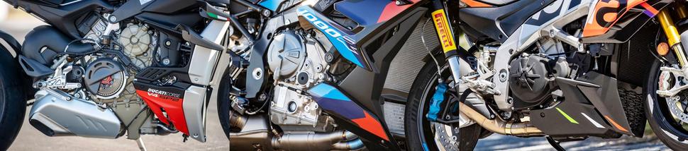 Ducati Streetfighter V4 SP2 BMW M 1000 R Aprilia Tuono V4 Factory 1100