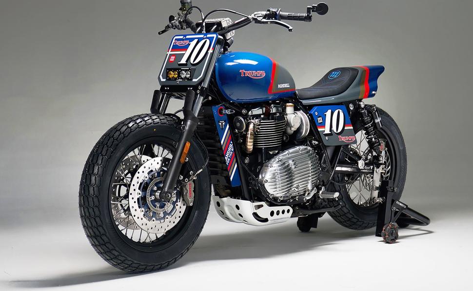 Стрит-трекер на базе Triumph Bonneville T120 Стрит-трекер на базе Triumph Bonneville T120