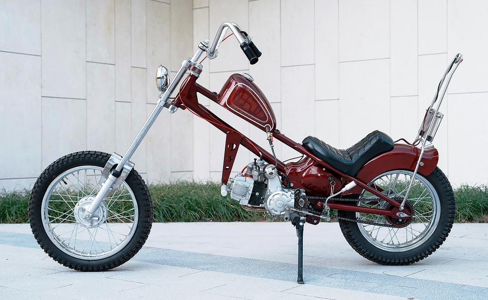 чоппер из Honda Cub чоппер из Honda Cub