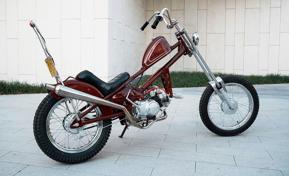 чоппер из Honda Cub чоппер из Honda Cub