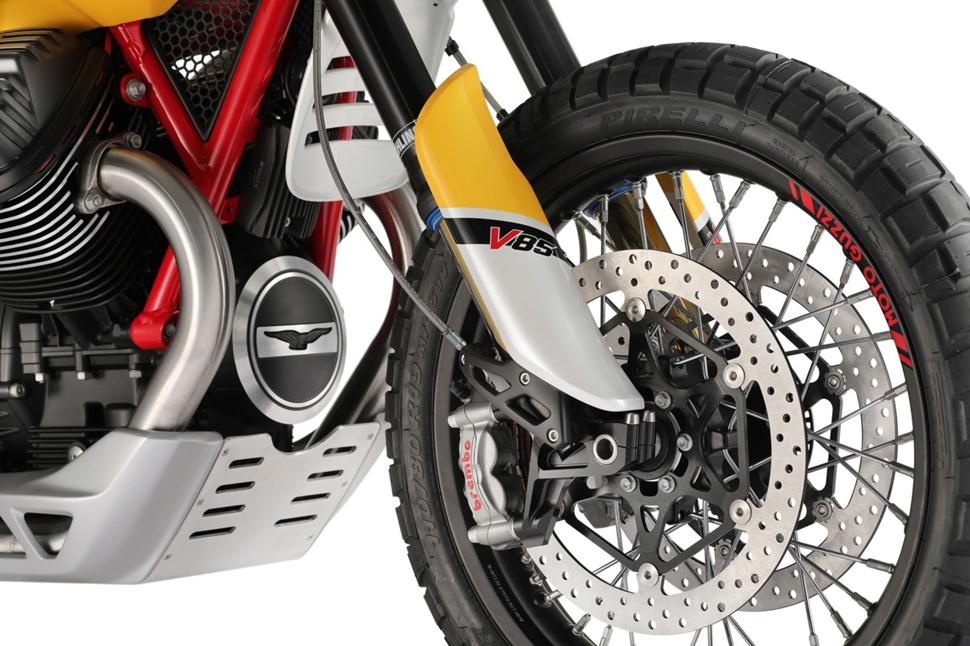 Концепт туристического мотоцикла Moto Guzzi V85 ADV 2019