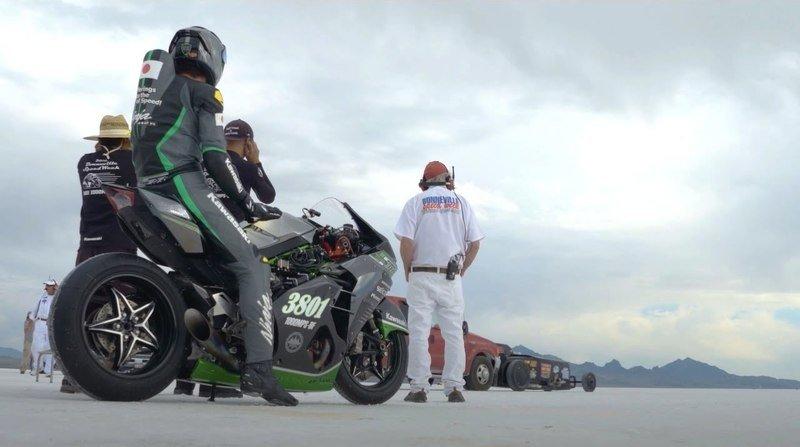 Новый рекорд скорости от Kawasaki Ninja H2