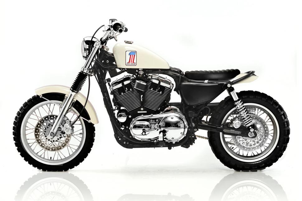Скрэмблер Harley Davidson XL1200C Грега Хегмана