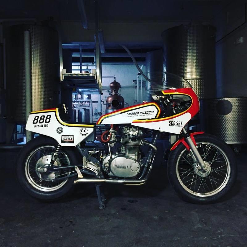 Yamaha 1980 - мотоцикл работающий на водке