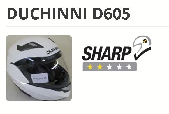 Мотошлем Duchinni D605 прошел аттестацию в SHARP