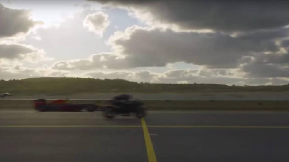 Эпичная гонка: суперкар, реактивный истребитель и Kawasaki H2R
