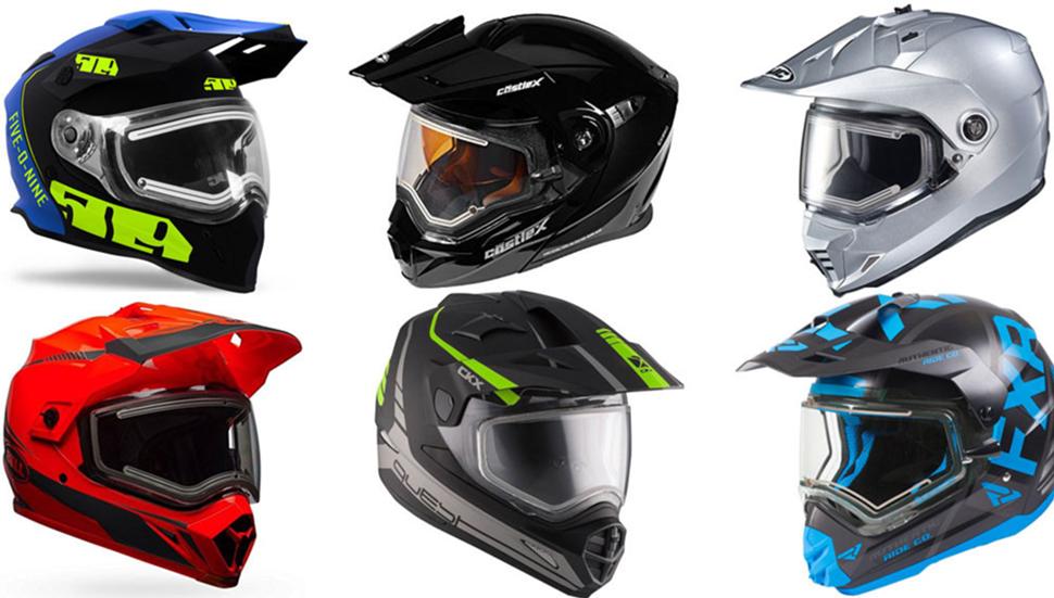 6 новых снегоходных шлемов с подогревом стекла