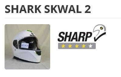 Мотошлем Shark Skwal II прошел аттестацию в SHARP