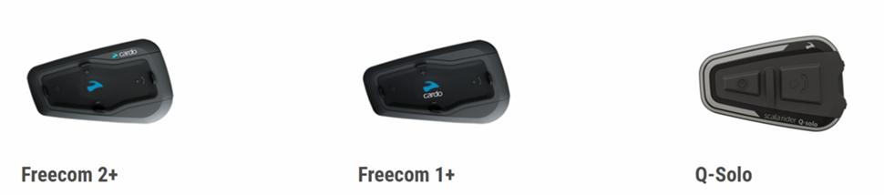 Новая линейка мотогарнитуры Cardo Freecom+