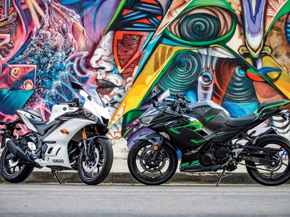 Сравнение спортбайков Yamaha YZF-R3 и Kawasaki Ninja 400 2019