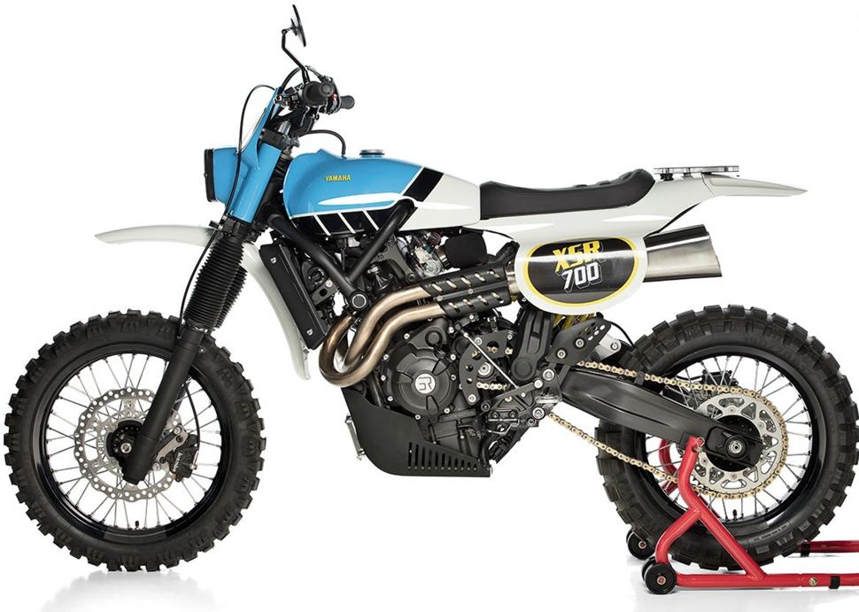 Yamaha XSR700. Скремблер в духе эндуро мотоциклов