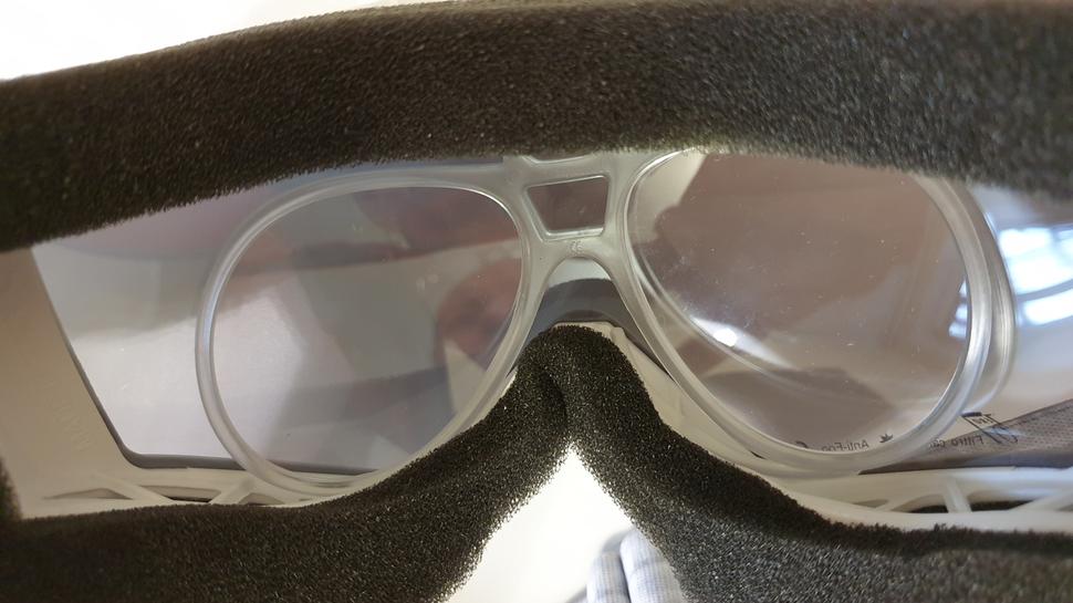 Кроссовые очки/ Маска для мотокросса Ariete Adrenaline Primis с диоптрической вставкой Salice Geko optic system grande