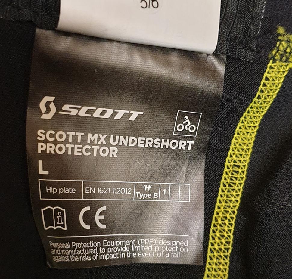 Мотошорты Scott MX Undershort Protector нашивка