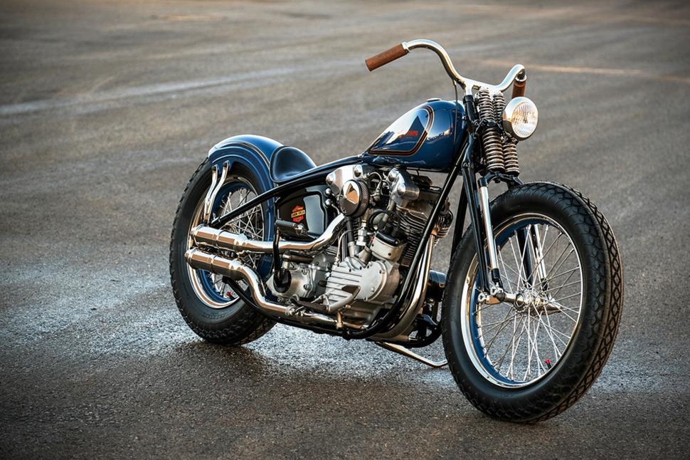 Harley Davidson Knucklehead "квашеная капуста" 1947 года