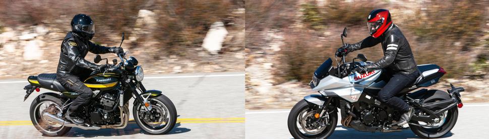 Сравнительный тест Kawasaki Z900RS 2020 и Suzuki Katana 2020
