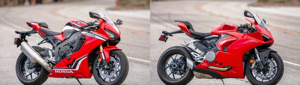 Ducati Panigale V2 2020 против Honda CBR1000RR 2019