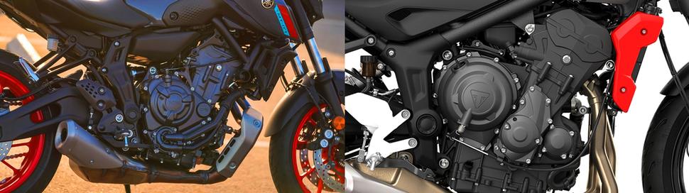 Triumph Trident 2021 и Yamaha MT-07 2021. Сравнительный тест