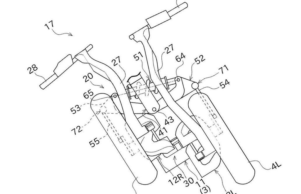 Новые патенты трициклов Kawasaki