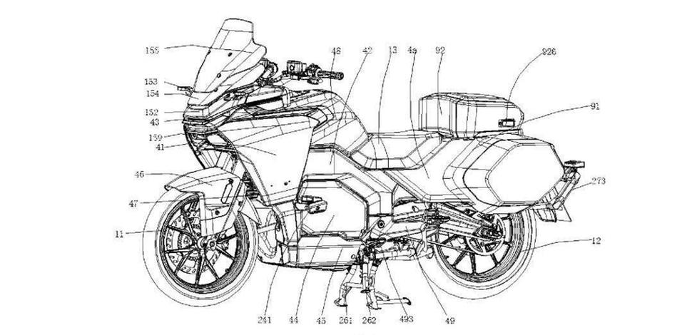 Электроцикл CFMoto 300GT-E