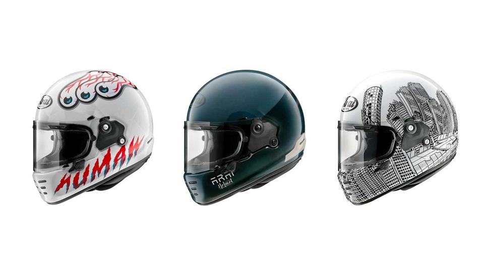 Arai продемонстрировали новые дизайны шлемов. Подробности