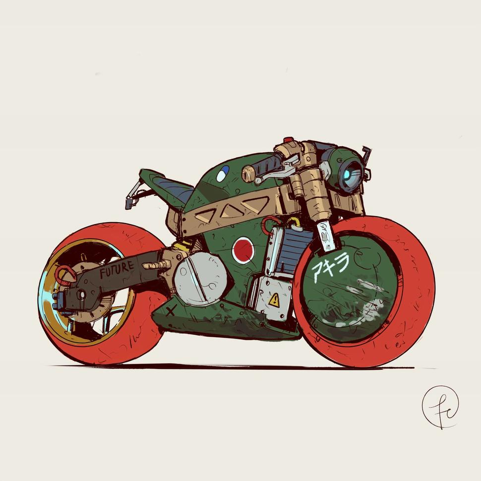 Мотоциклы от иллюстратора Fernando Correa