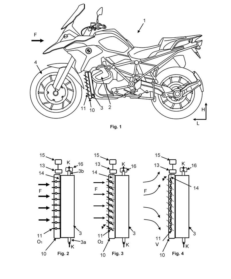 Аэродинамика для системы охлаждения мотоциклов BMW