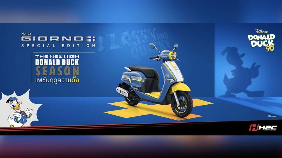 Honda Giorno Donald Duck 90th Anniversary