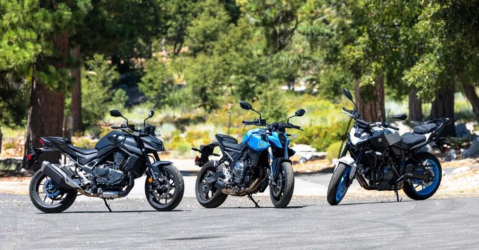 Yamaha MT-07 Honda CB750 Hornet Suzuki GSX-8S