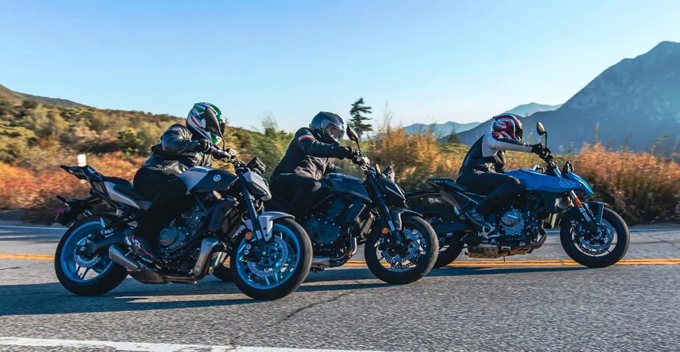 Yamaha MT-07 Honda CB750 Hornet Suzuki GSX-8S