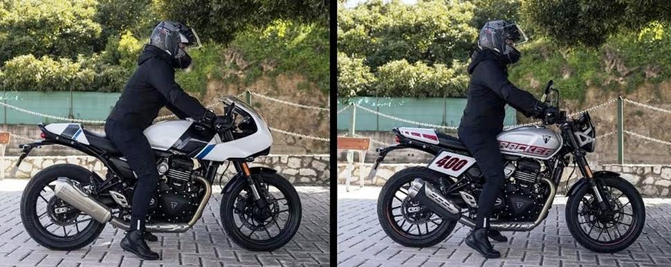Triumph Thruxton 400 и Tracker 400 2026