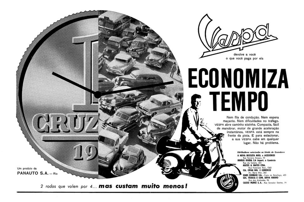 80 лет винтажной рекламы мотороллеров Vespa ч.1