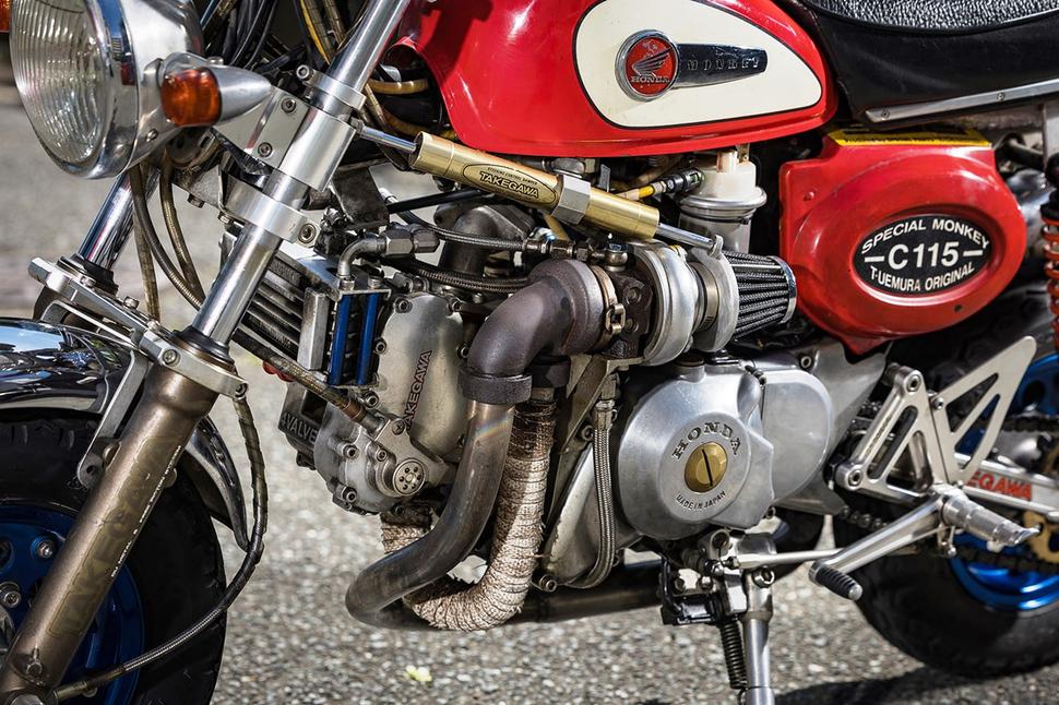 Турбированный Honda Monkey 1975